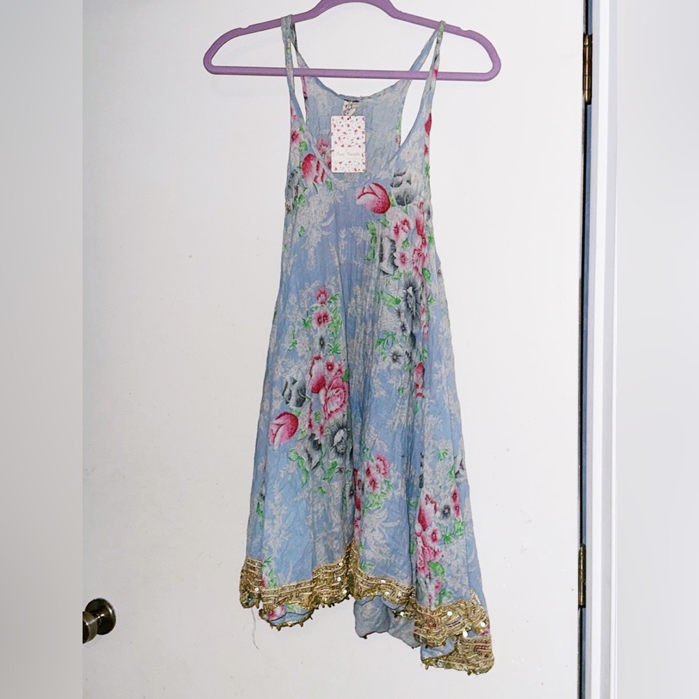 Free People One ‘Ends in Sequins’ slip dress